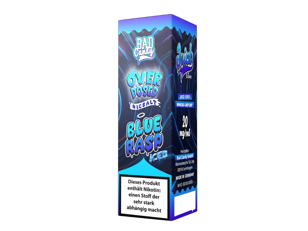 Bad Candy Liquids - Juicd - Nikotinsalz Liquid - Blue Rasp