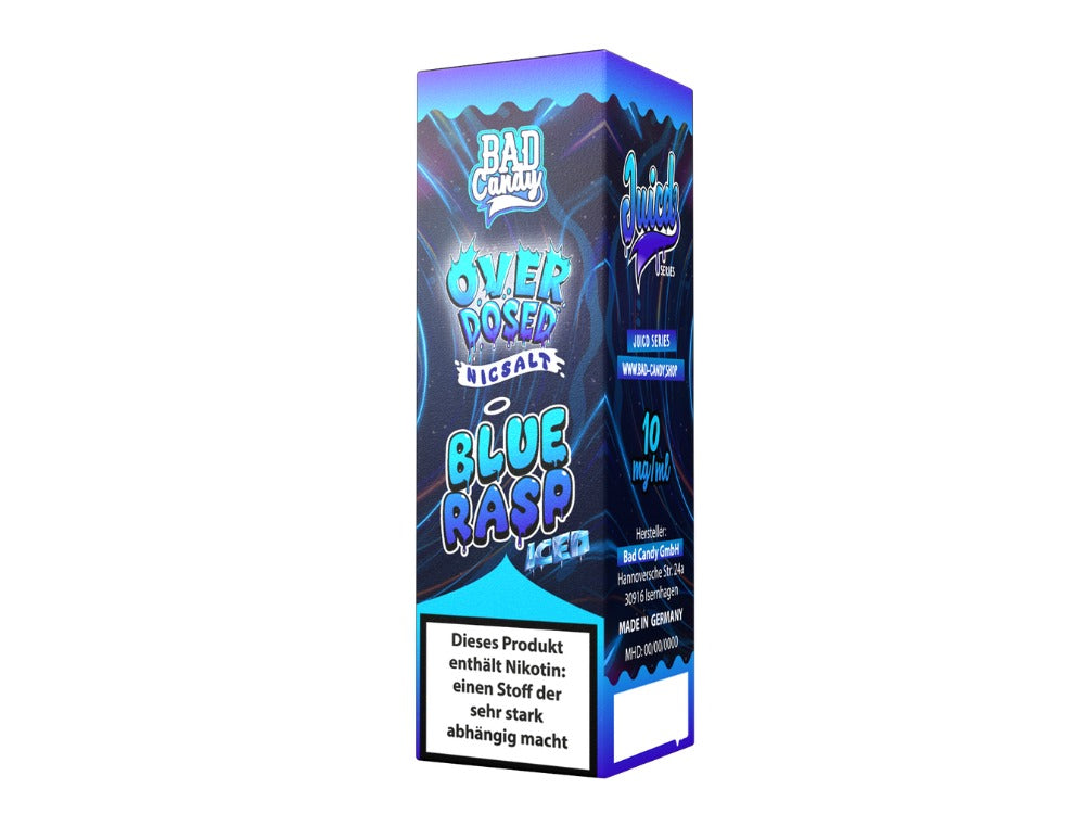 Bad Candy Liquids - Juicd - Nikotinsalz Liquid - Blue Rasp