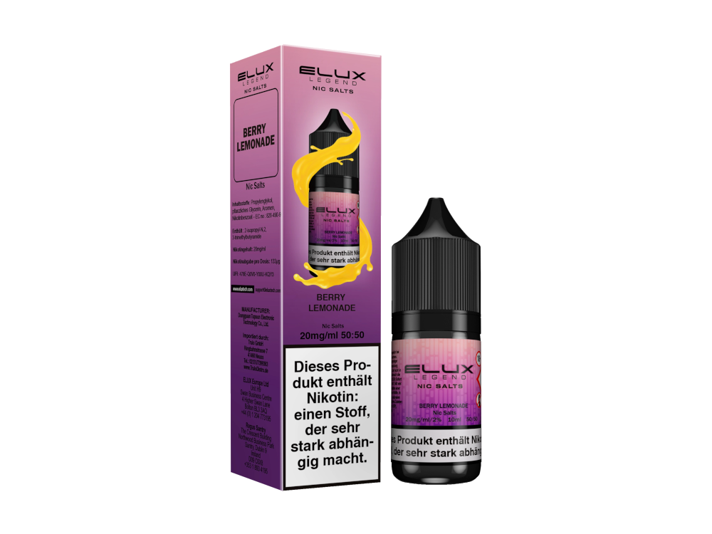 Elux - Nikotinsalz Liquid - Berry Lemonade