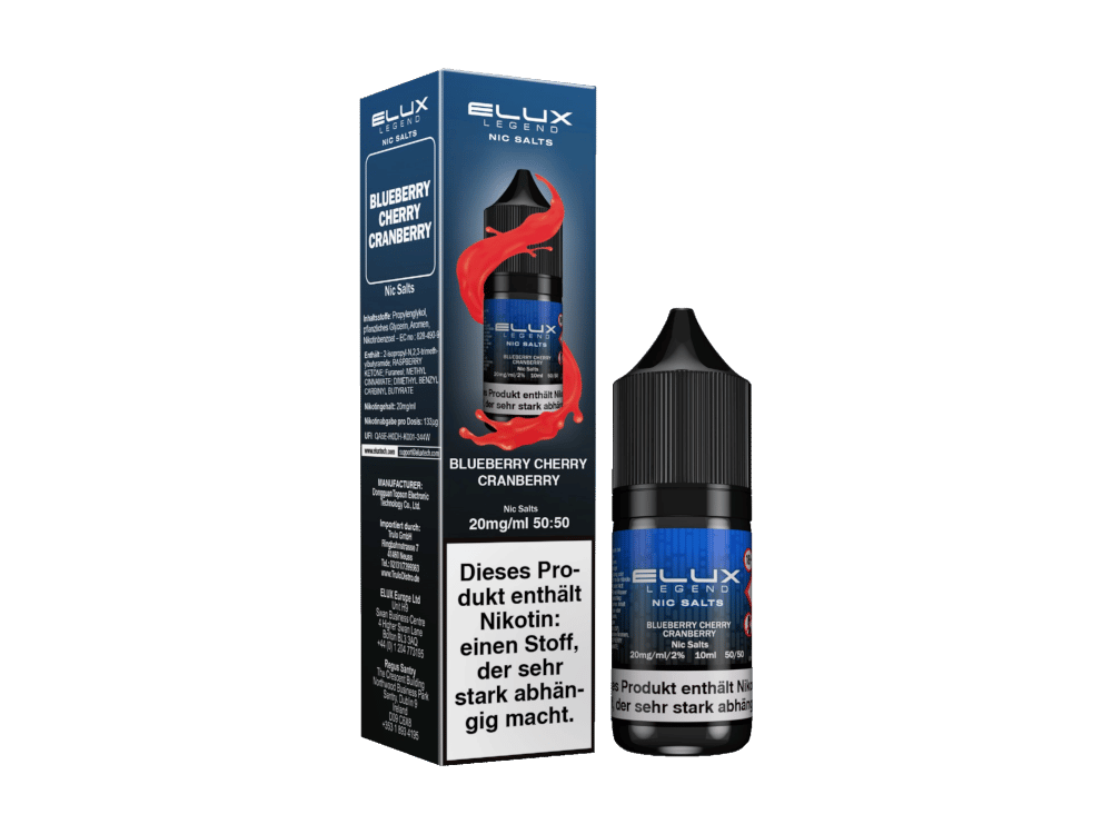 Elux - Nikotinsalz Liquid - Blueberry Cherry Cranberry