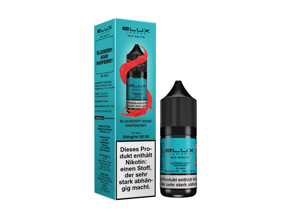 Elux - Nikotinsalz Liquid - Blueberry Sour Raspberry