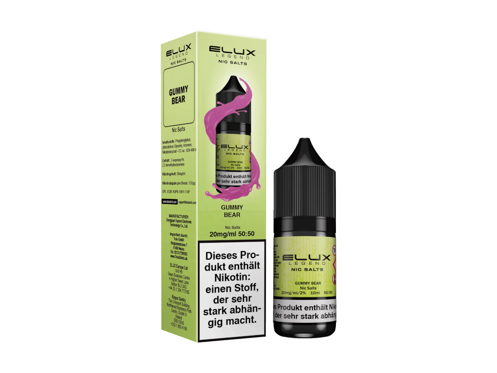 Elux - Nikotinsalz Liquid - Gummy Bear