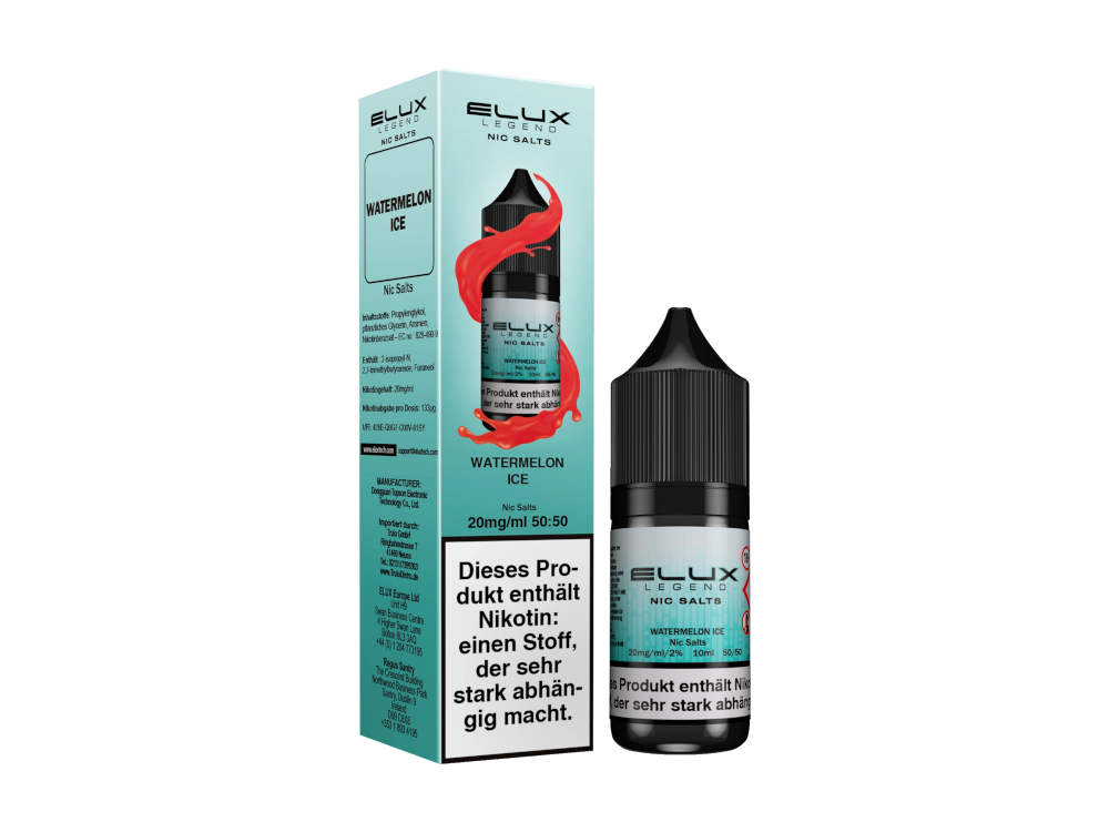 Elux - Nikotinsalz Liquid - Watermelon Ice