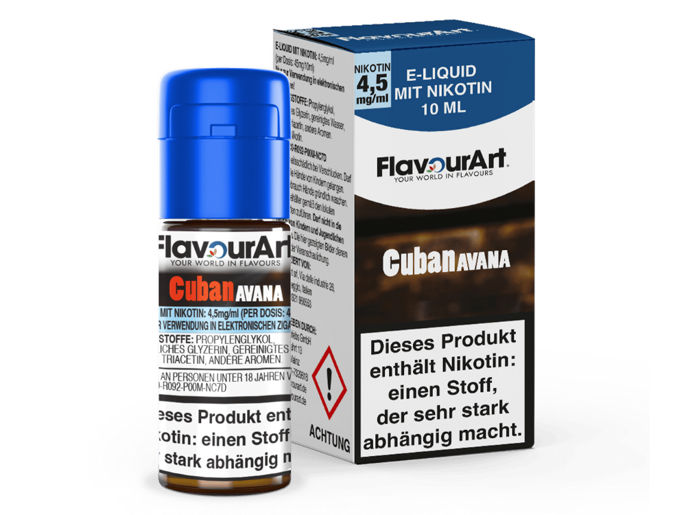 FlavourArt - E-Zigaretten Liquid - Cuban Avana