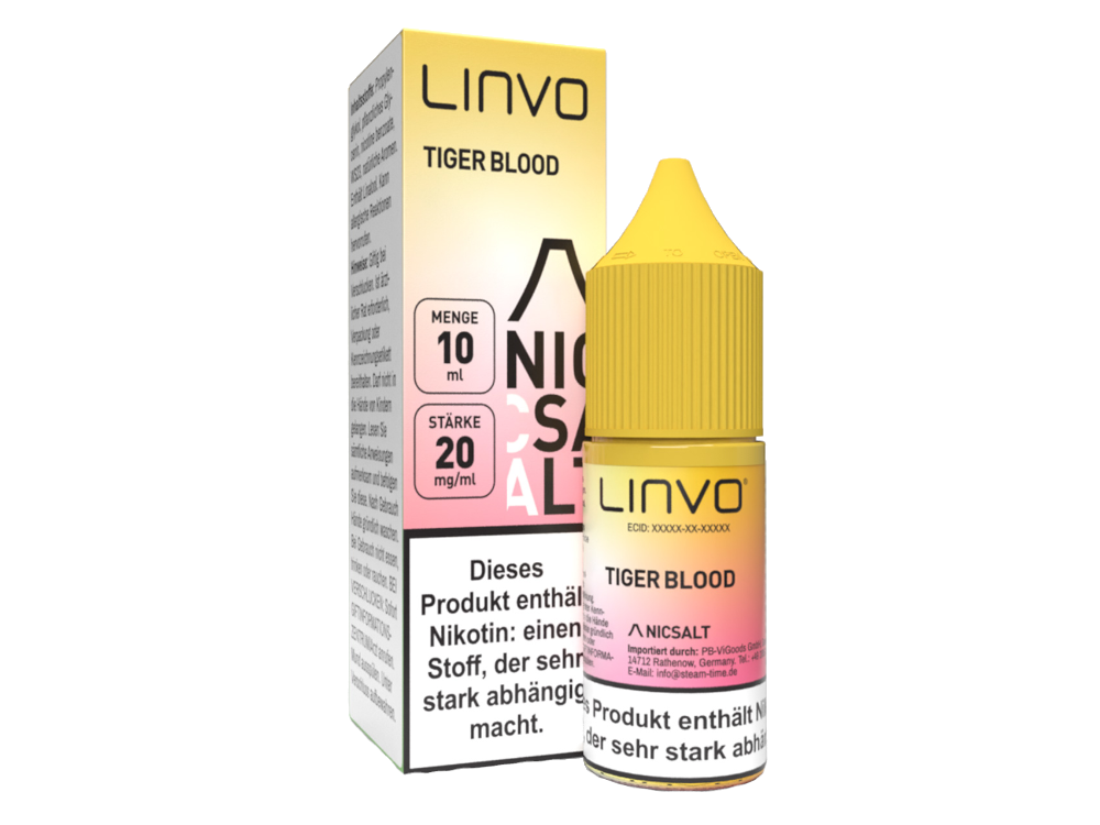 Linvo - Nikotinsalz Liquid - Tiger Blood