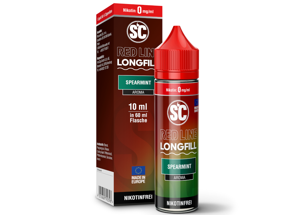 SC - Red Line Longfills 10 ml - Spearmint