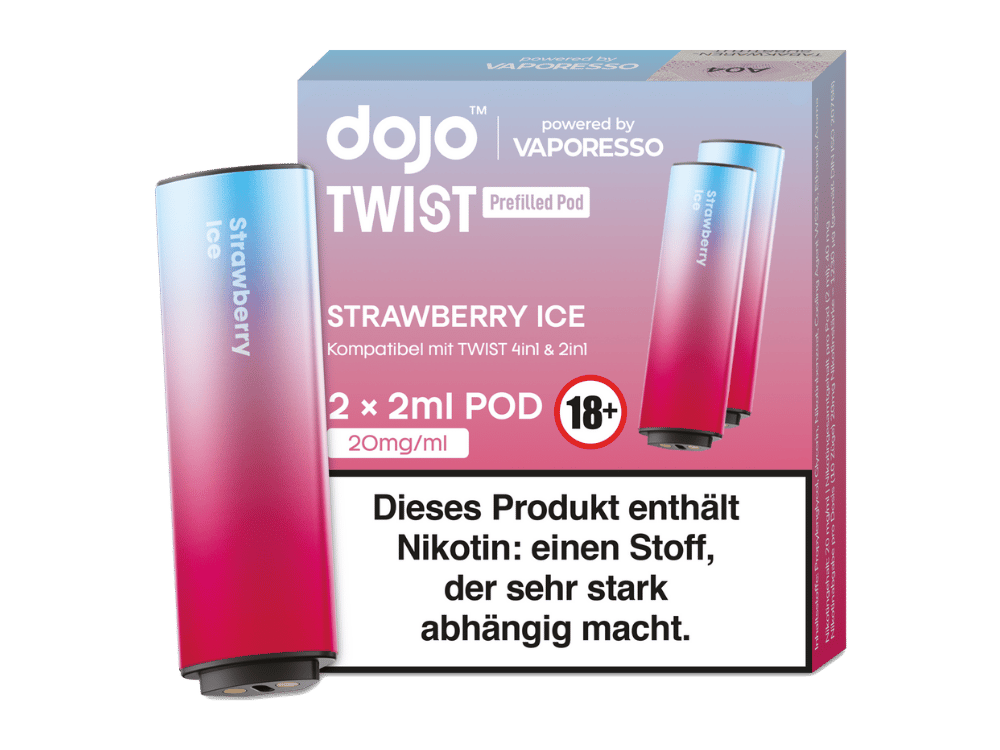 Vaporesso - Dojo - Twist Pod 20 mg/ml (2 Stück pro Packung)