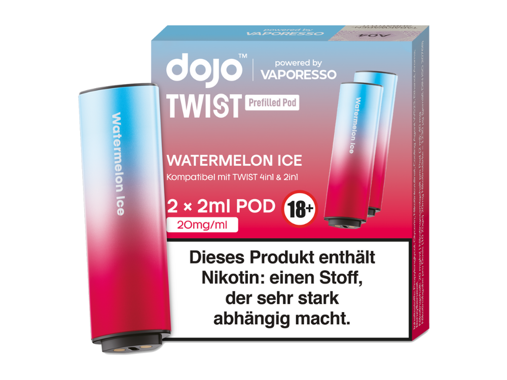 Vaporesso - Dojo - Twist Pod 20 mg/ml (2 Stück pro Packung)