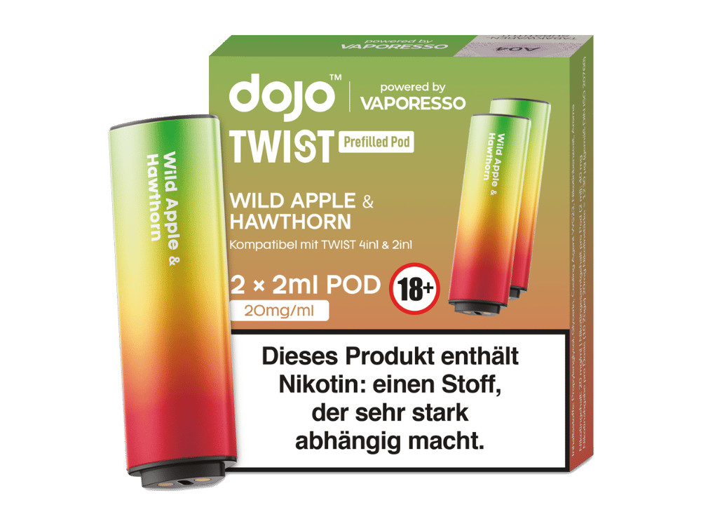 Vaporesso - Dojo - Twist Pod 20 mg/ml (2 Stück pro Packung)