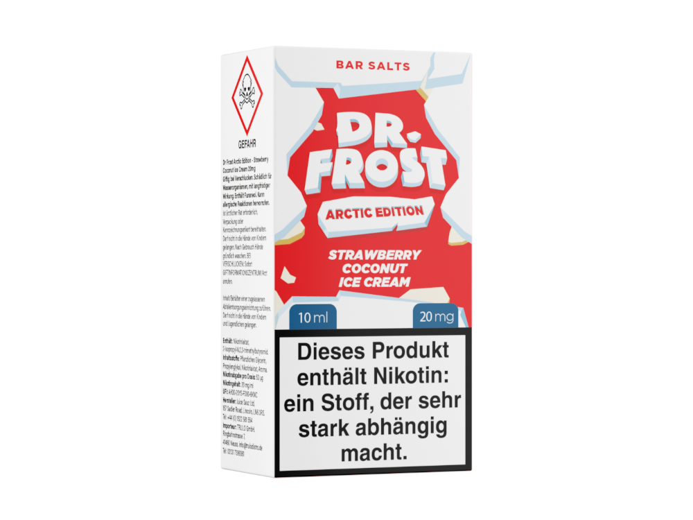 Dr. Frost - Arctic Edition - Nikotinsalz Liquid - Strawberry Coconut Ice Cream