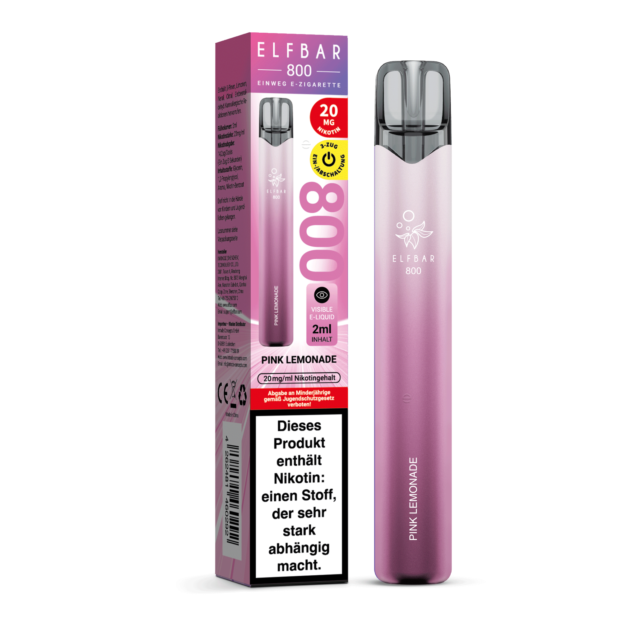 Elfbar 800 - Pink Lemonade