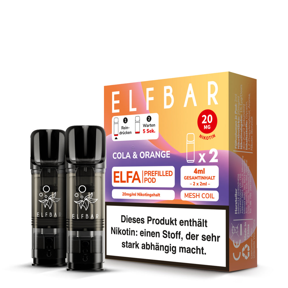 ELFA Pod - Cola & Orange - 2er Pack *NEU*