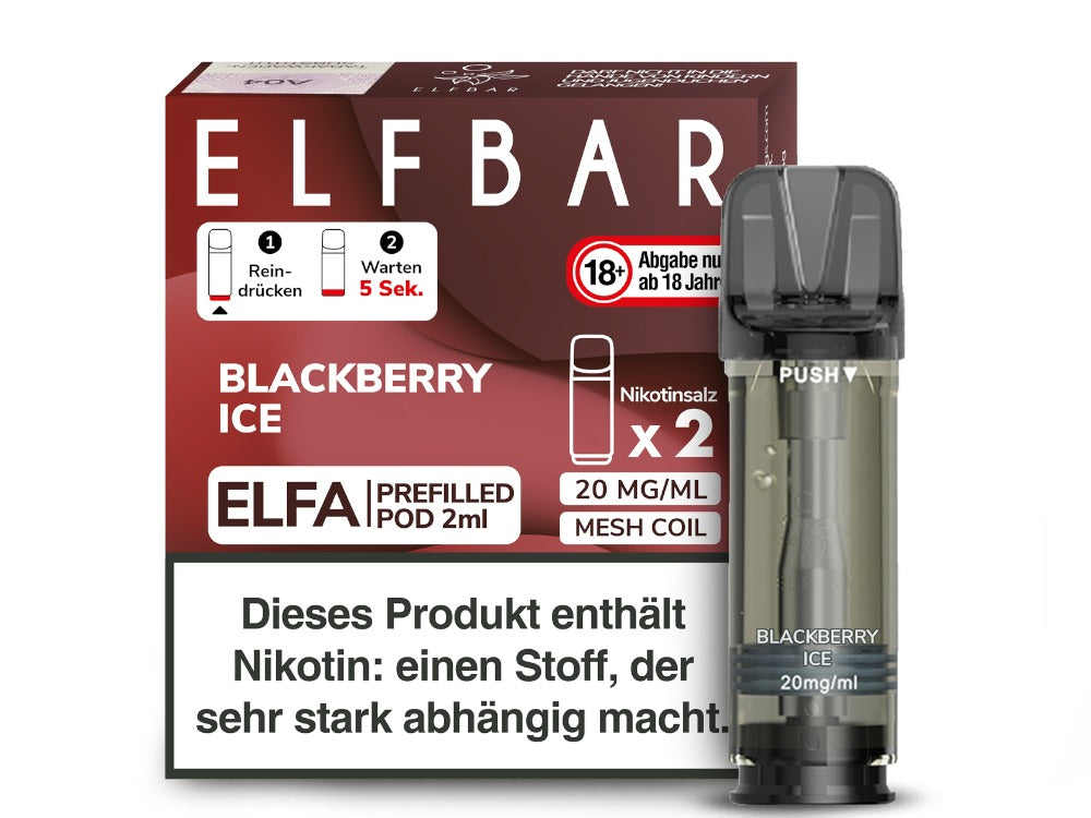 Elfbar Elfa Pod 20mg/ml - 0mg/ml (2 Stück)