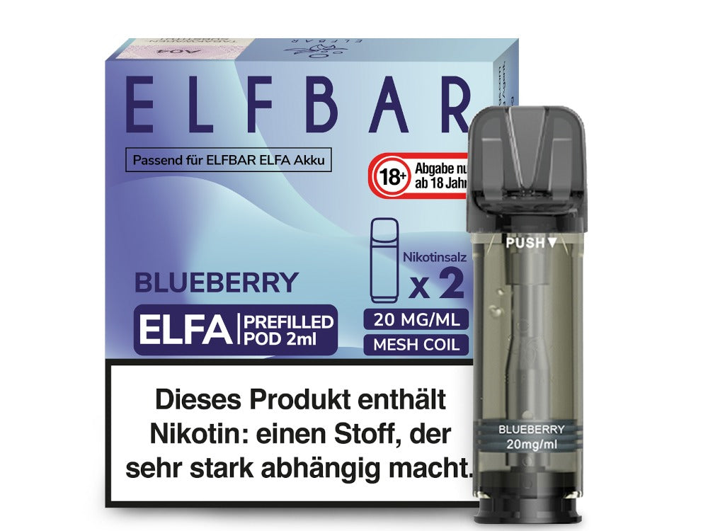 Elfbar Elfa Pod 20mg/ml - 0mg/ml (2 Stück)