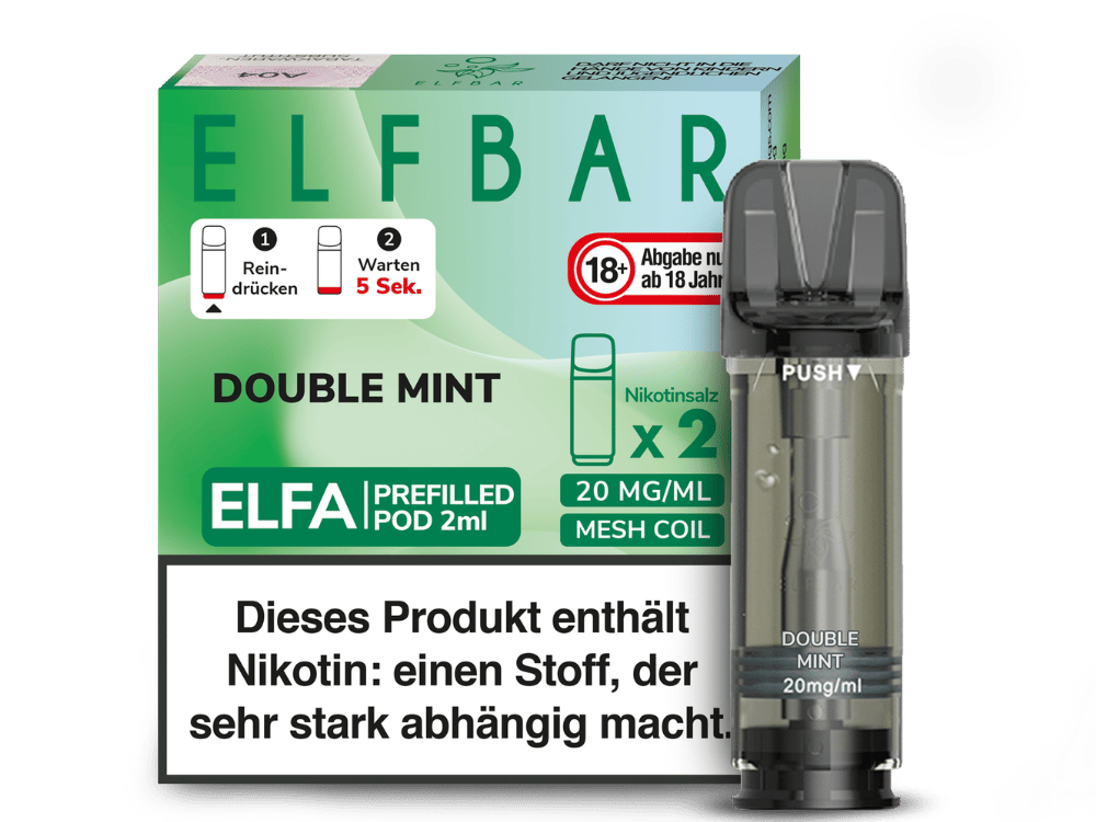 Elfbar Elfa Pod 20mg/ml - 0mg/ml (2 Stück)