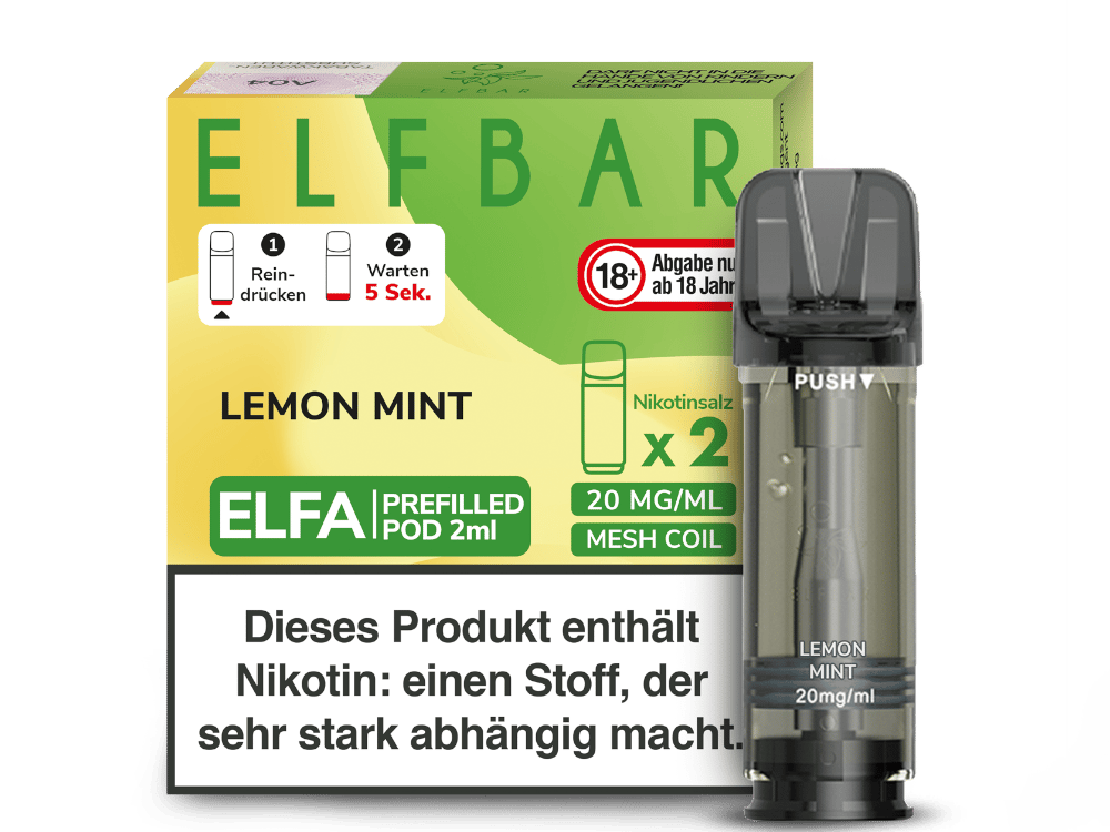 Elfbar Elfa Pod 20mg/ml - 0mg/ml (2 Stück)