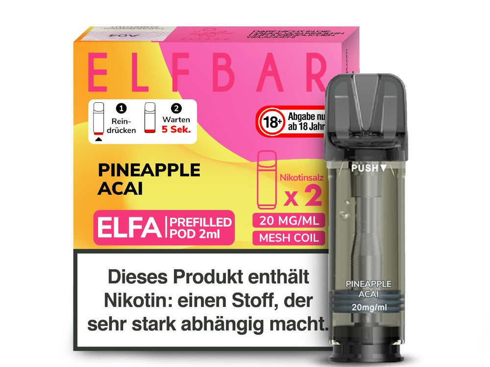 Elfbar Elfa Pod 20mg/ml - 0mg/ml (2 Stück)