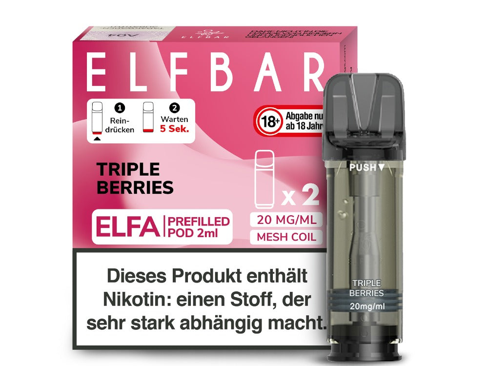 Elfbar Elfa Pod 20mg/ml - 0mg/ml (2 Stück)