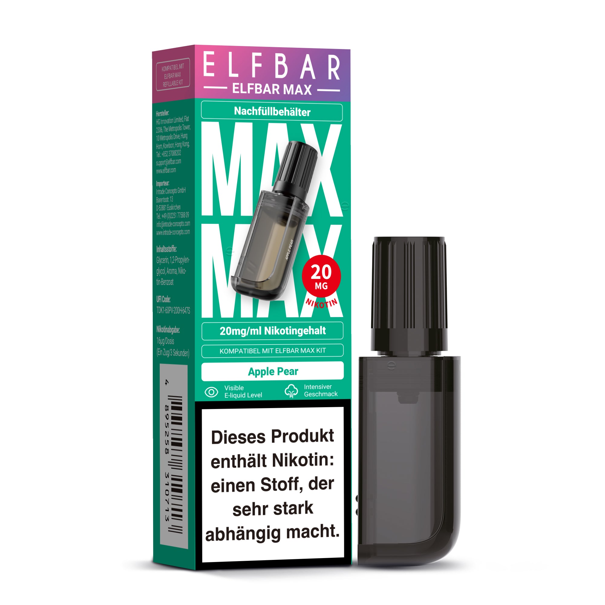 Elfbar MAX Pod - Apple Pear - 10ml