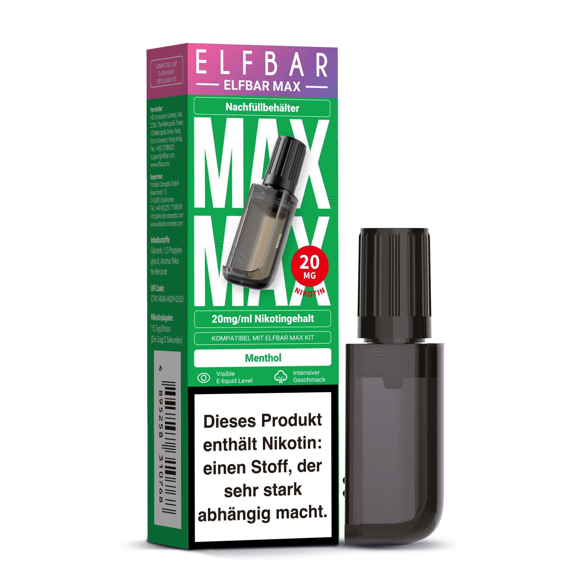 Elfbar MAX Pod - Menthol - 10ml