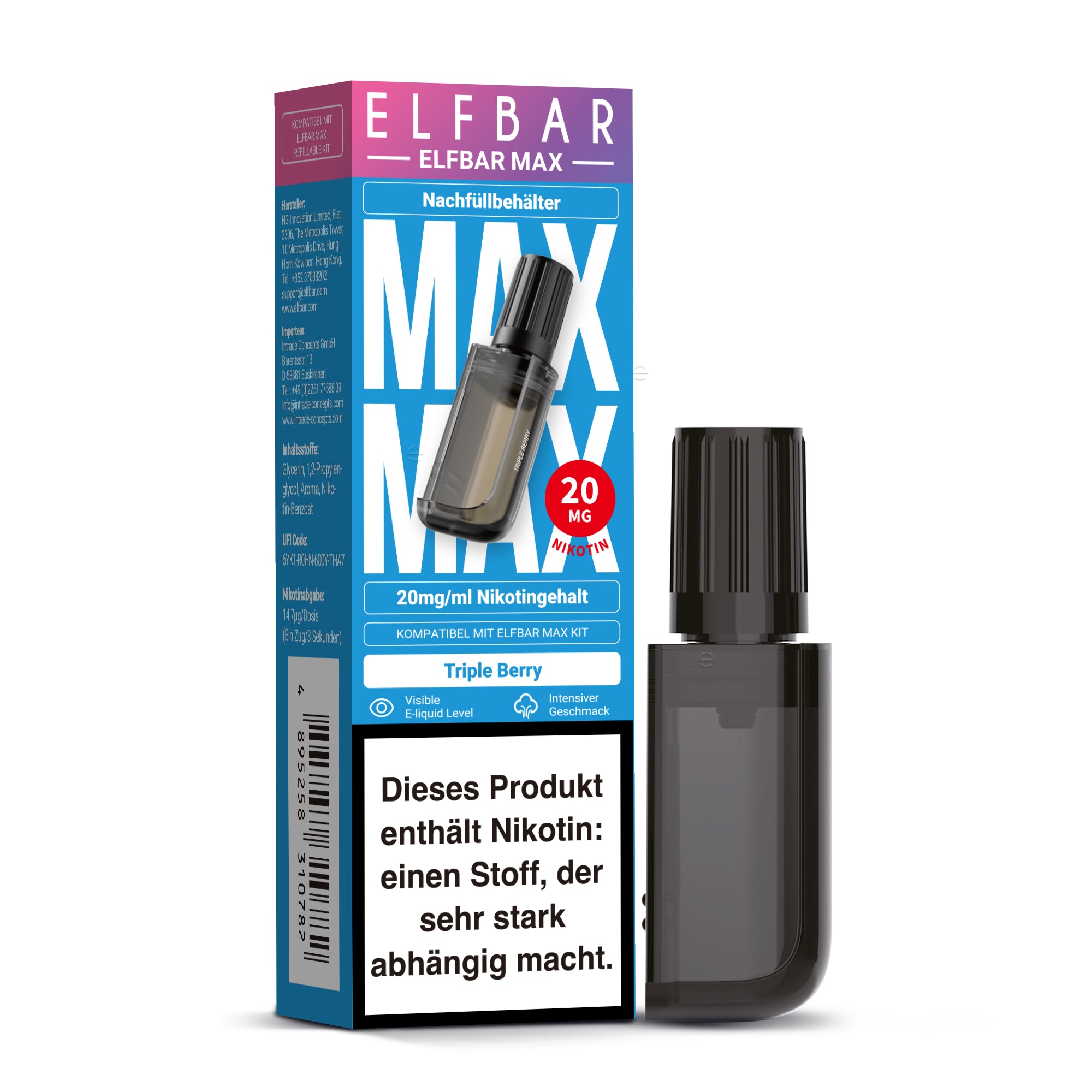 Elfbar MAX Pod - Triple Berry - 10ml