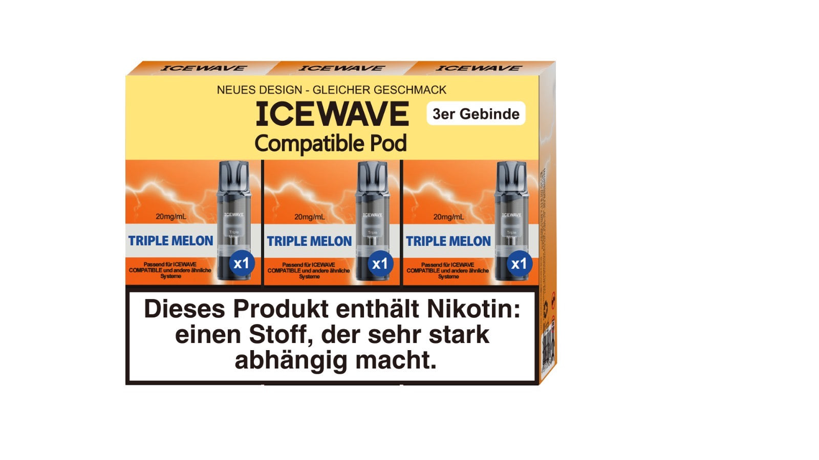 ICEWAVE - Triple Melon - 3er Pack