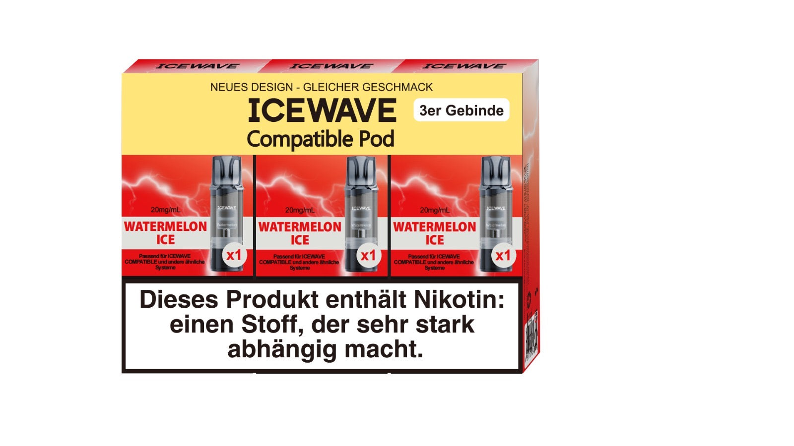 ICEWAVE - Watermelon Ice - 3er Pack
