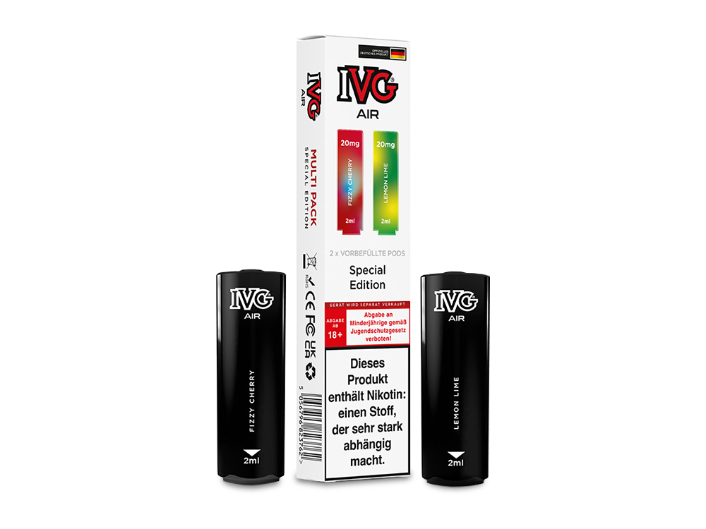 IVG AIR Pod Multi Flavour Edition (2 Stück pro Packung) - Blue Raspberry Edition