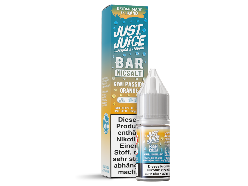Just Juice - Bar - Liquid - Kiwi Passion Orange