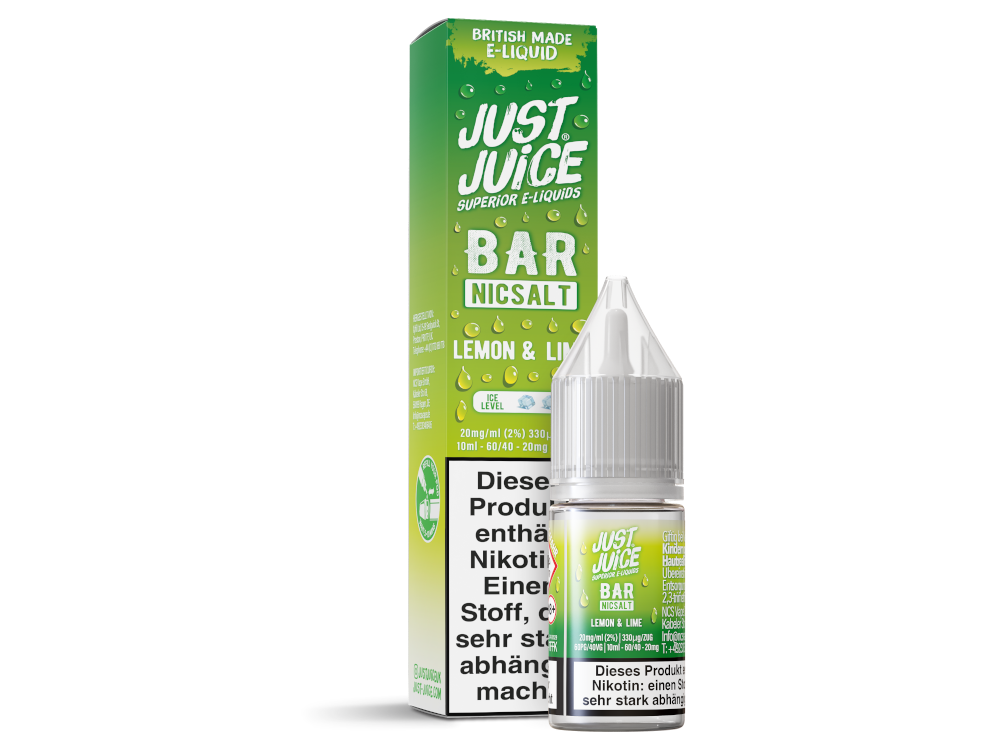 Just Juice - Bar - Liquid - Lemon & Lime