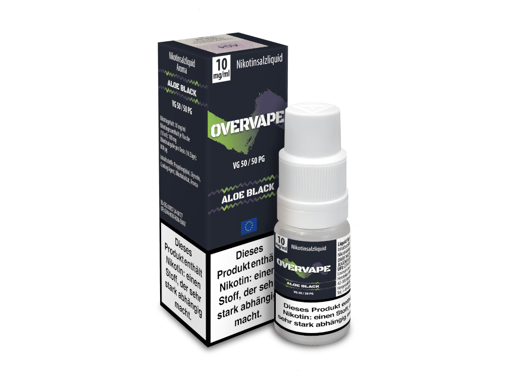 Overvape - Nikotinsalz Liquid - Aloe Black