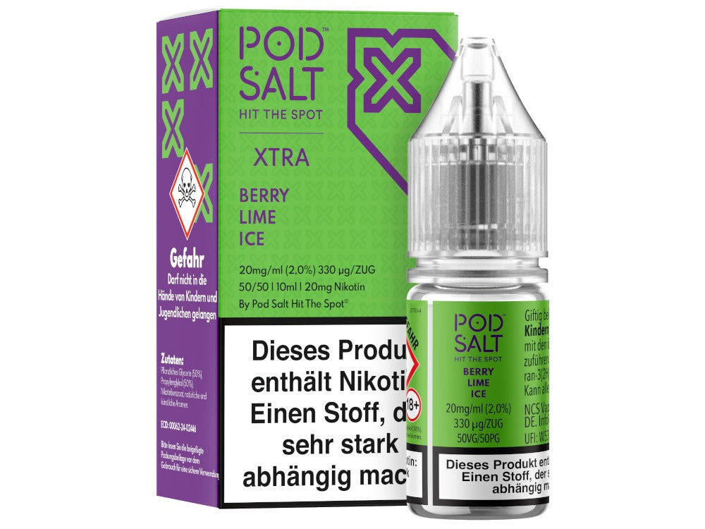 Pod Salt X - Nikotinsalz Liquid - Berry Lime Ice