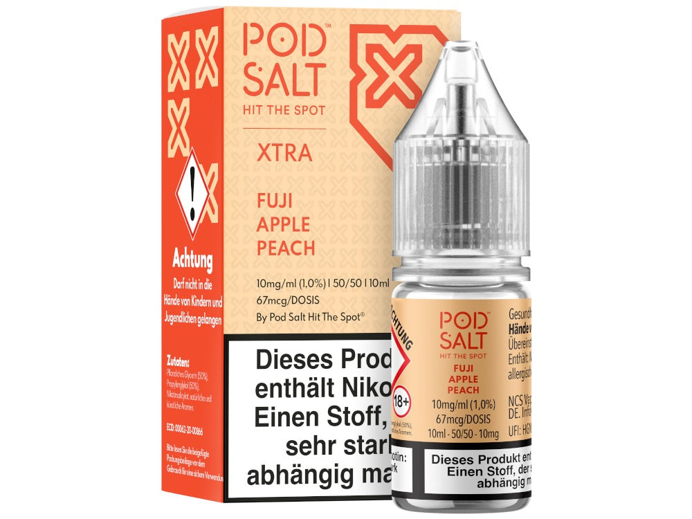 Pod Salt X - Nikotinsalz Liquid - Fuji Apple Peach