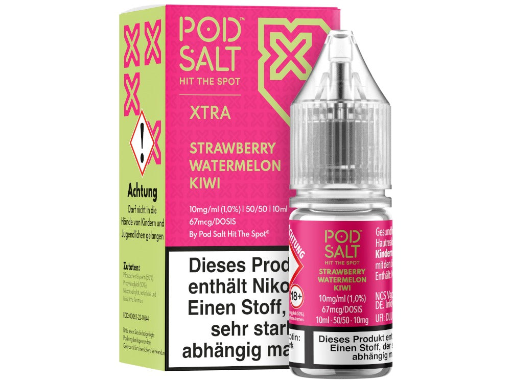 Pod Salt X - Nikotinsalz Liquid - Strawberry Watermelon Kiwi