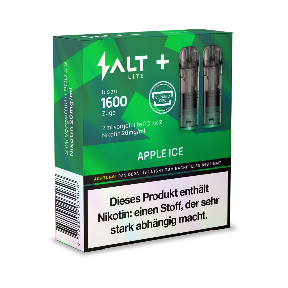 Salt Plus Lite - Apple Ice - 2er Pack