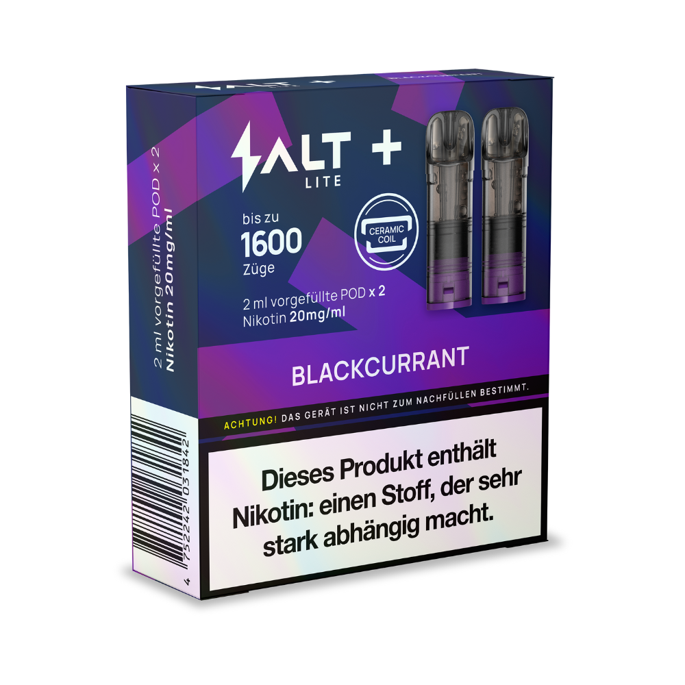 Salt Plus Lite - Blackcurrant - 2er Pack