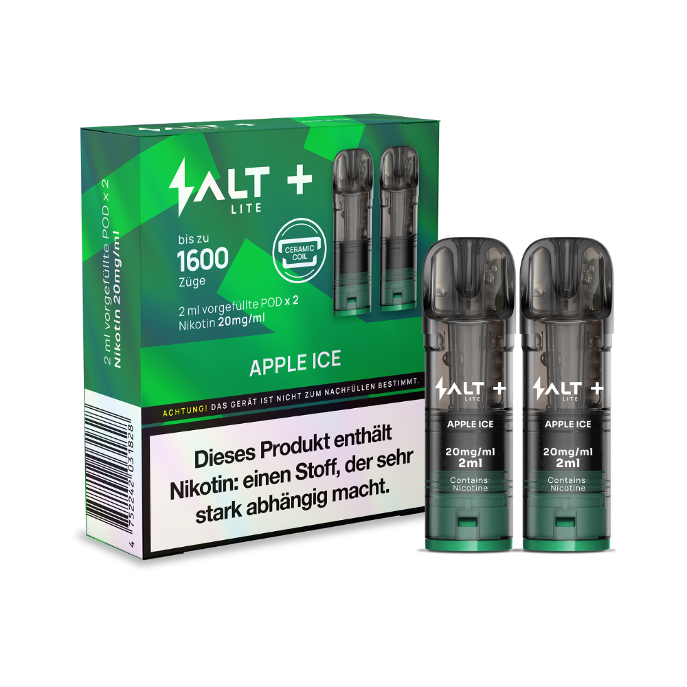 Salt Plus Lite - Apple Ice - 2er Pack