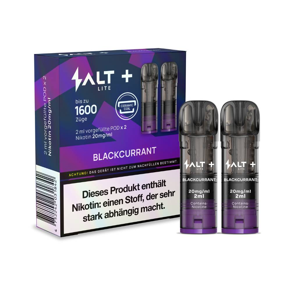 Salt Plus Lite - Blackcurrant - 2er Pack