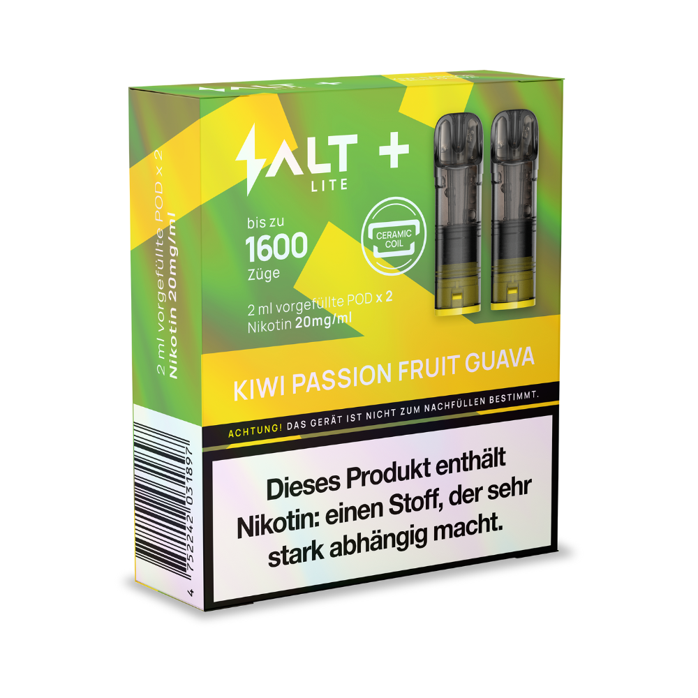 Salt Plus Lite - Kiwi Passion Fruit Guava- 2er Pack
