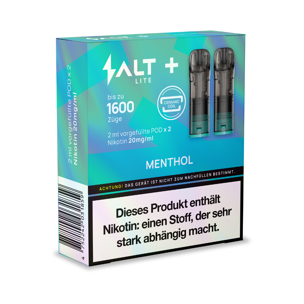 Salt Plus Lite - Menthol - 2er Pack