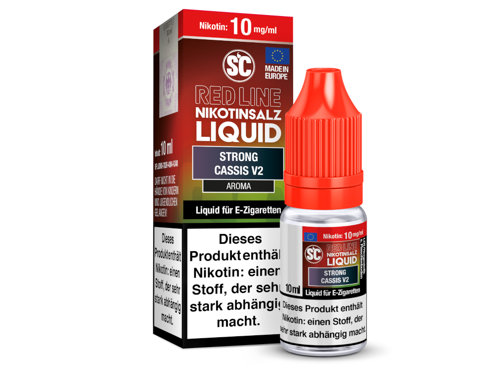 SC - Red Line - Strong Cassis V2 - Nikotinsalz Liquid
