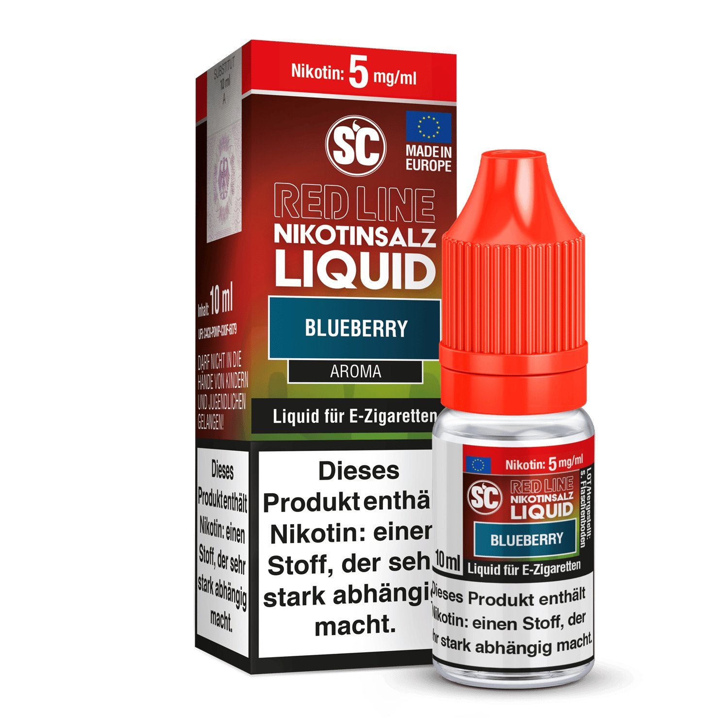 SC - Red Line - Blueberry - Nikotinsalz Liquid