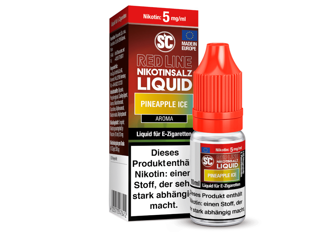 SC - Red Line - Pineapple Ice - Nikotinsalz Liquid