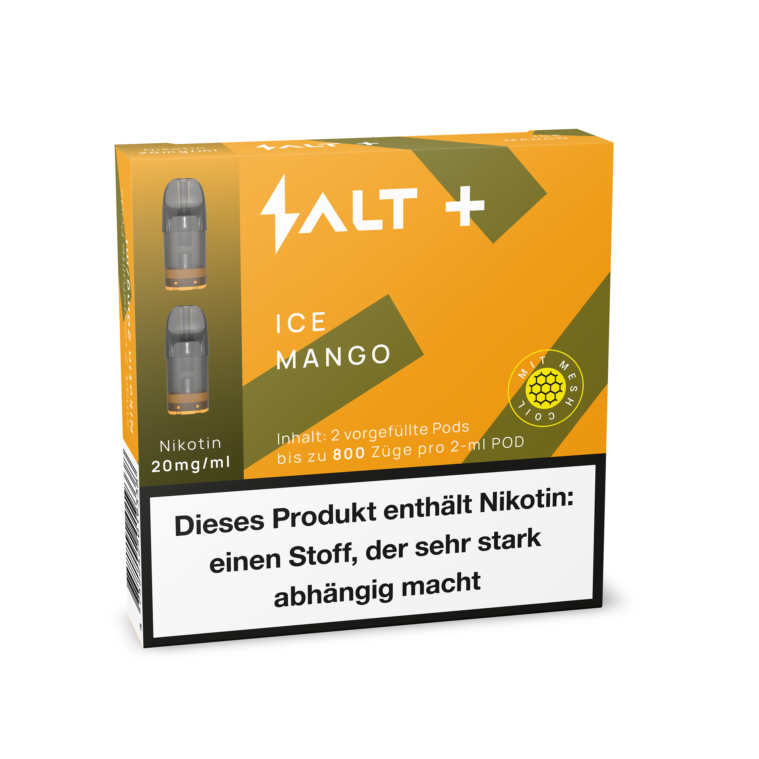 Salt+ Pod - Ice Mango - 2er Pack