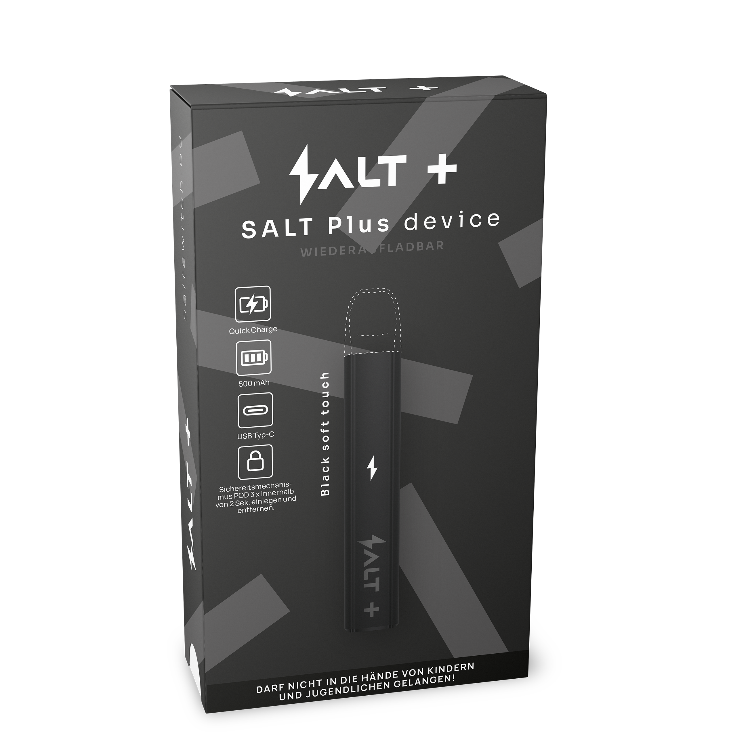 Salt+ Basisgerät - Black Soft Touch