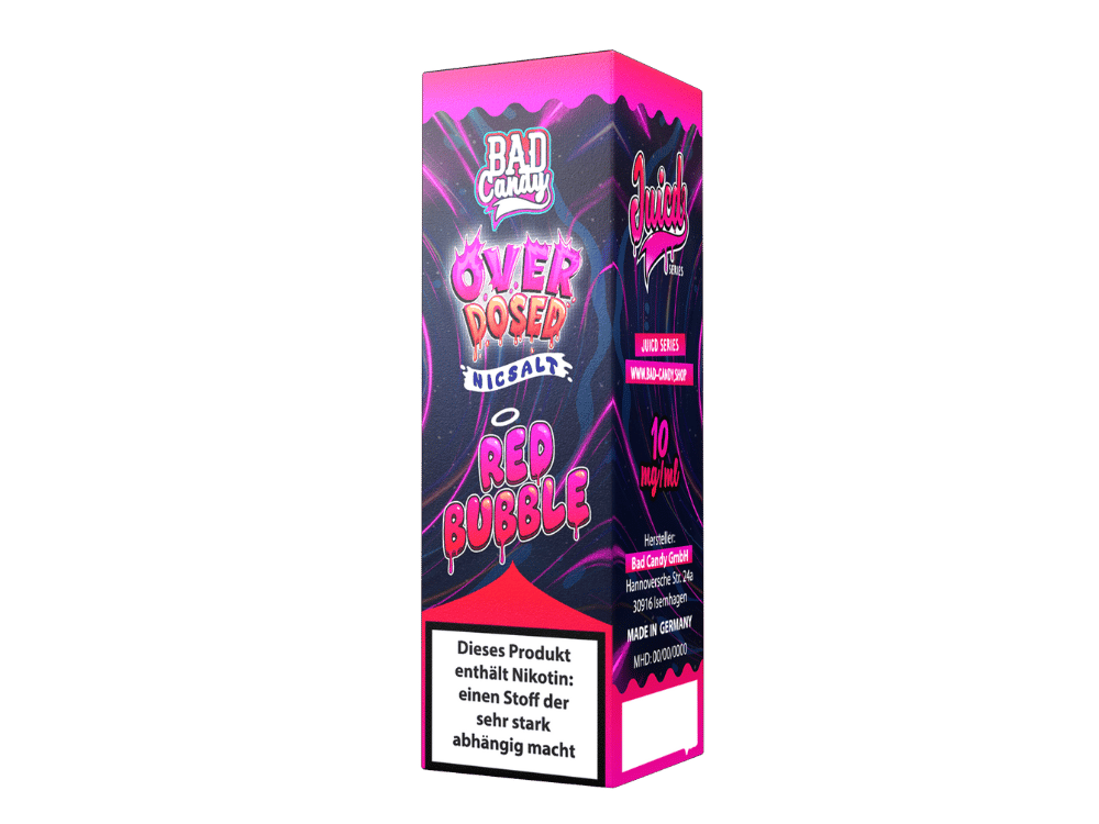 Bad Candy Liquids - Juicd - Nikotinsalz Liquid  - Red Bubble