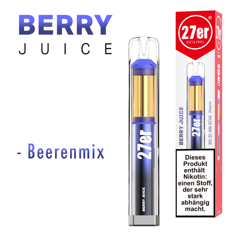 Venookah 27er Vape - Berry Juice