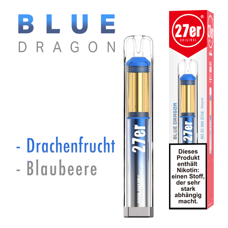 Venookah 27er Vape - Blue Dragon