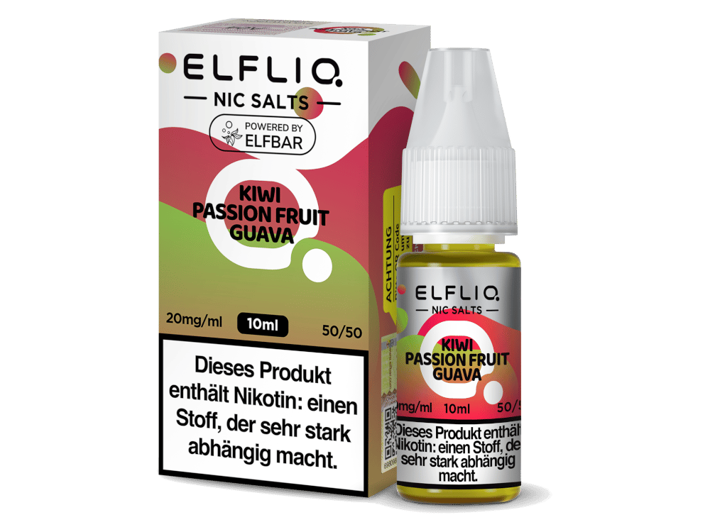 ELFLIQ - Kiwi Passion Fruit Guava - Nikotinsalz Liquid
