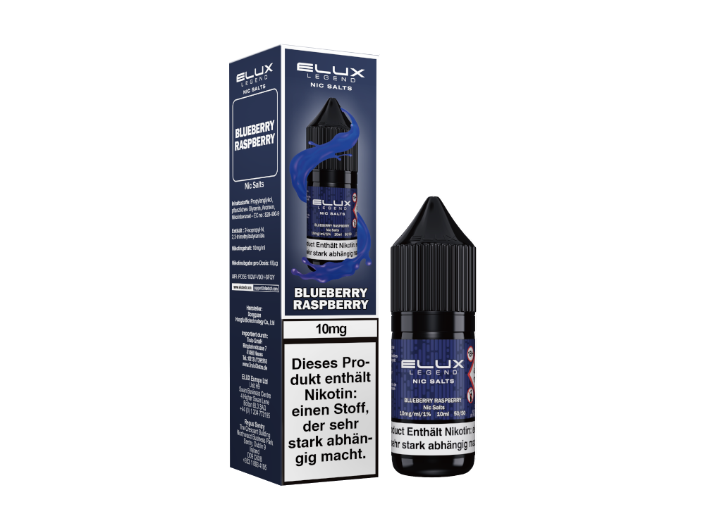 Elux - Nikotinsalz Liquid  - Blueberry Raspberry